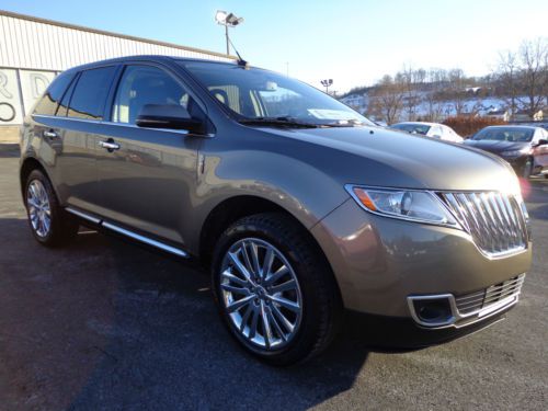 Certified 2012 mkx v6 awd rear backup camera dual sunroof video 1 owner carfax