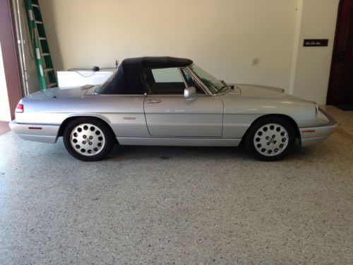 1991 alfa romeo spider veloce convertible very clean and no reserve!!!