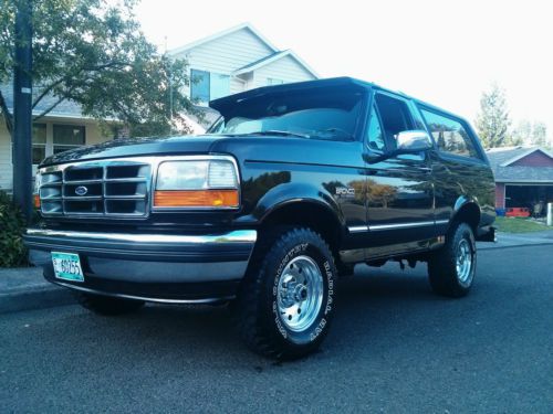 1995 ford bronco xlt 4x4 excellent condition 100% rust free worldwide no reserve
