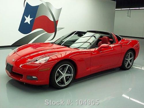 2012 chevy corvette 2lt auto red leather nav hud 12k mi texas direct auto