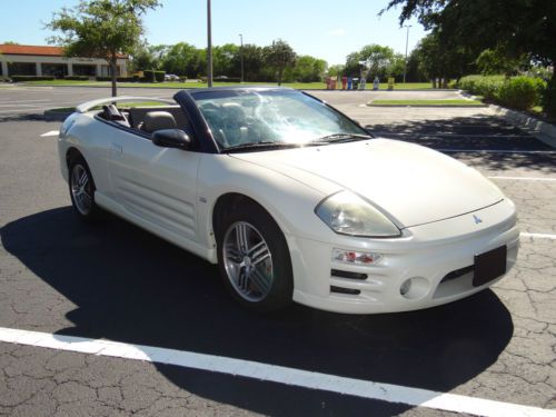 2005 mitsubishi eclipse spyder gts 3.0l manual  low miles like new clear title