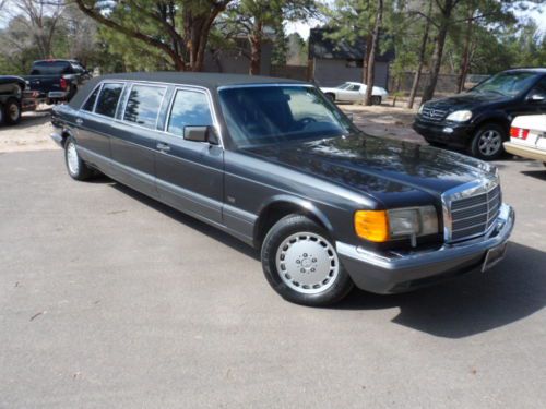 Mercedes benz 560 sel stretched limousine