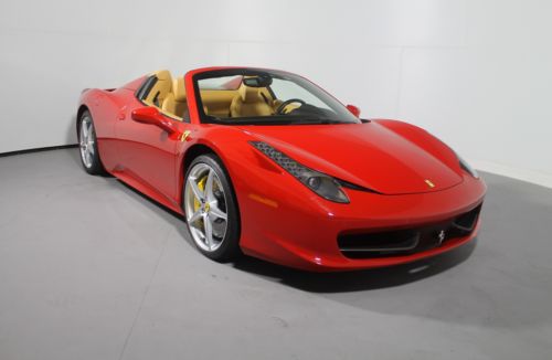 2014 458 spider ferrari approved certified carbon driver zone shields &amp; more