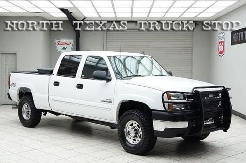 2007 chevy 2500hd diesel 4x4 lt1 crew cab leather 1 texas owner