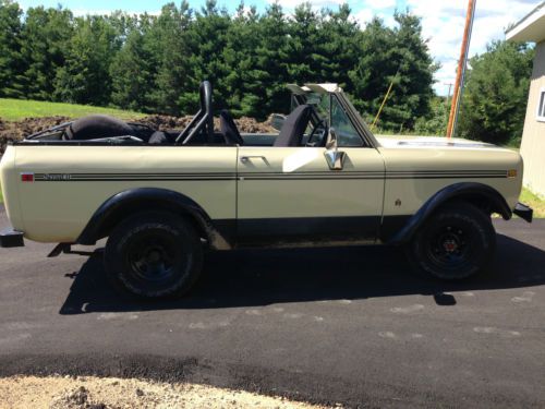 1978 international scout ii - runs and drives great; 4x4