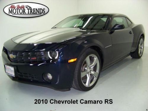 2010 chevy camaro lt 2lt rs package leather halos 20s stripes park assist 33k