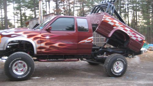 1993 lifted customized pick-up 35"tires suspension &amp; body lift custom paint