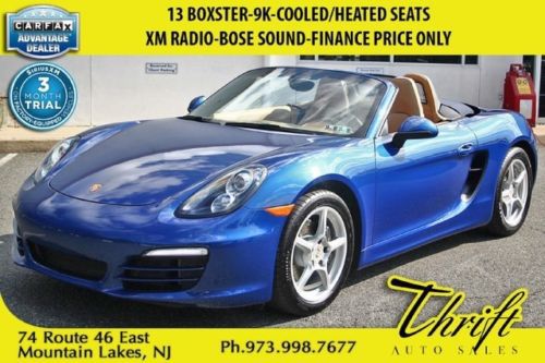 13 boxster-9k-cooled/heated seats-xm radio-bose sound-finance price only