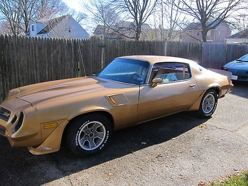 1981 chevy camaro z28 gold auto 350 12 bolt rearend with 3.73 new pictures 80 79