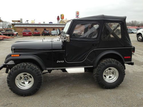 1978 jeep cj5 wrangler black 4x4