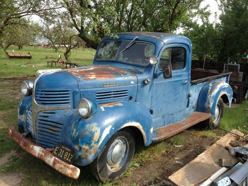 1947 dodge 1/2 ton pickup truck - complete original - great patina