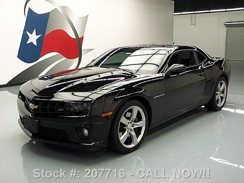 2011 chevy camaro 2ss rs auto htd leather hud 20's 27k texas direct auto