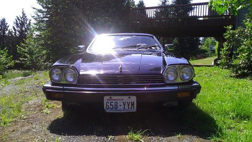 Rare 1988 jaguar xjs h&amp;e black convertible