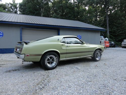 1969 ford mustang mach 1 one fastback s code 390