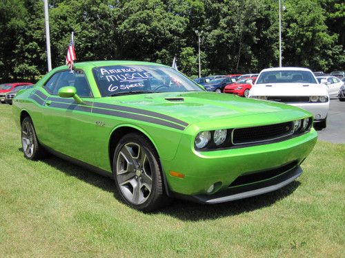 2011 dodge challenger rt green with envy