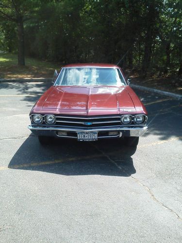 Mint 1969 chevelle - 2dr - 350 (worked) - 4 speed - console - post car  hot!!!!!