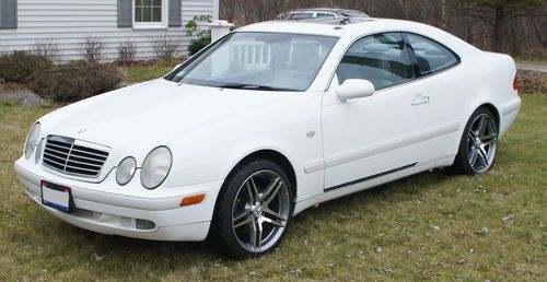 Mercedes clk320 coupe 5 speed auto with amg style wheels continental tires