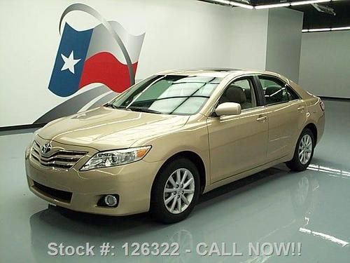 2011 toyota camry xle v6 sunroof htd leather alloys 7k texas direct auto