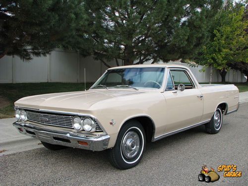 1966 chevy el camino l30 275hp 327 4bbl v8 auto a/c pw pb nicely equipped