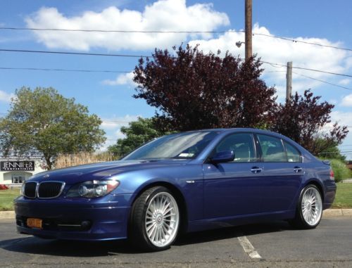2007 bmw alpina b7 rare blue on beige all options supercharged 500hp 515 torque!