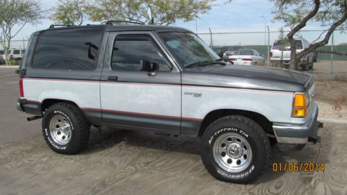 1990 ford bronco ii xlt 4x4 no rust arizona trasure manual trans rv towed miles