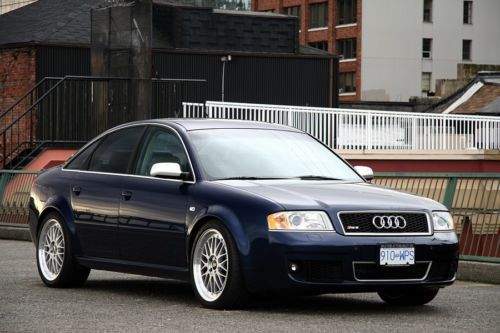 2004 audi rs6 one owner, original paint, complete history, timing belt just done