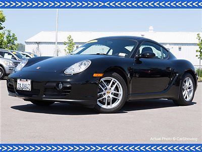 2007 cayman coupe: exceptionally clean, offered by authorized mb dealership