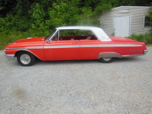1962 ford galaxie 500 2 door hard top good driver 99.9% rust free title in hand