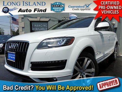 Clean leather luxury 1 owner sunroof navigation white v6 satellite bose