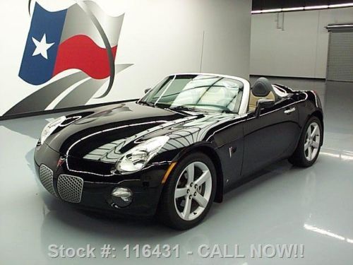 2006 pontiac solstice roadster 5-speed leather only 24k texas direct auto
