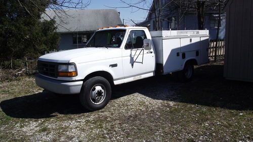 1997 ford f350 1 ton with knapheide tool bed