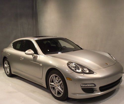 Certified 2010 10 porsche panamera s silver/black auto rwd 1 owner clean carfax!
