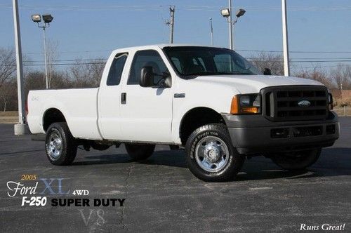 2005 ford f250 super duty extended cab 4x4 5.4l v8 auto ac cruise hitch serviced