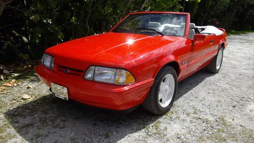 1992 1/2 ford mustang limited edition feature car convertible 5 spd 5.0 vibrant
