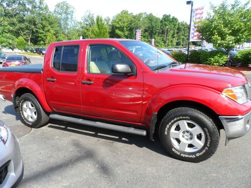 2008 nissan frontier se..red/tan..1-owner..clean carfax..extremely clean..save$$
