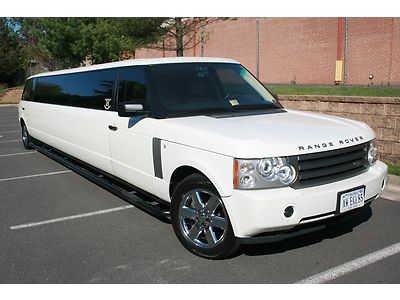 2006 land rover hse full body stretch limousine 180" white