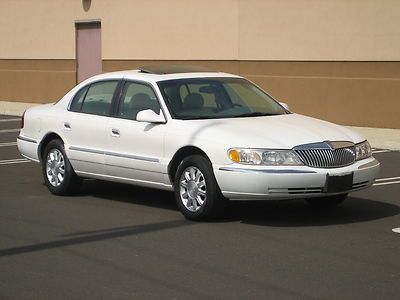 2000 01 02 99 98 lincoln continental one owner non smoker low miles no reserve!