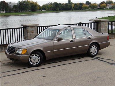 1992 mercedes-benz 400se brown/tan lthr only 74k 1-owner all pwr very clean wow