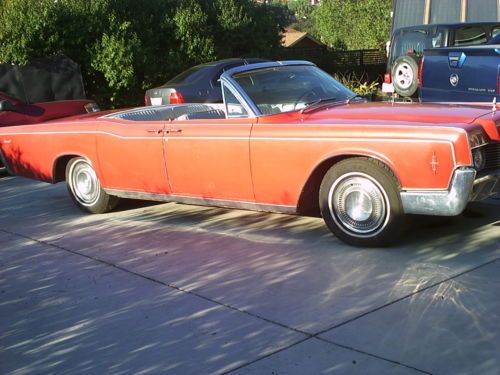 1966 lincoln contnental 4dr convertible very rare