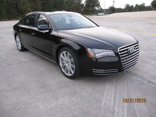 2012 audi a8-l quattro only 7100 miles, like new, previous damage