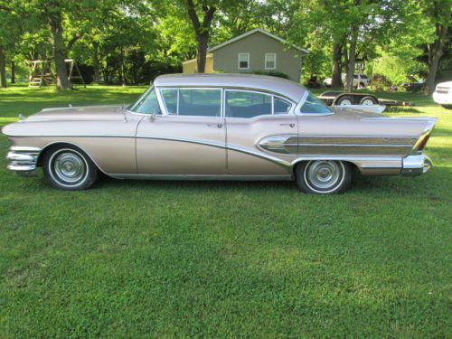 1958 buick roadmaster 75 runs great # match rust free all options see videos