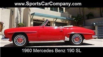 1960 mercedes benz 190 sl roadster excellent restored great find for collector