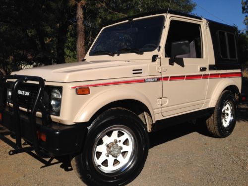 1987 suzuki samurai jx 4x4 - original rust free 100% - fj40 , vw , diesel , jeep