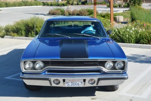 1970 plymouth roadrunner 2 door coupe, 383 v8, numbers matching, real roadrunner