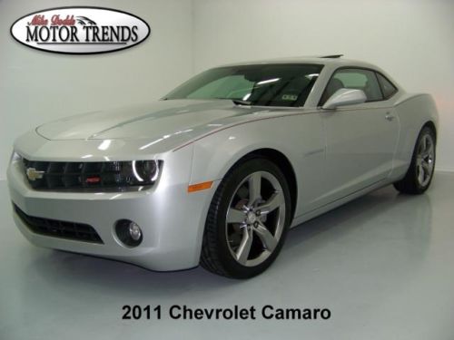 2011 chevy camaro lt 2lt rs pkg hud two tone leather heated seats sunroof 20k