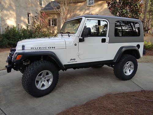 Jeep wrangler unlimited rubicon, dual tops,winch,lift, 33" km2, immaculate