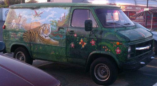 1   of   a   kind    unique local  artist   chevy   van    must   see  !