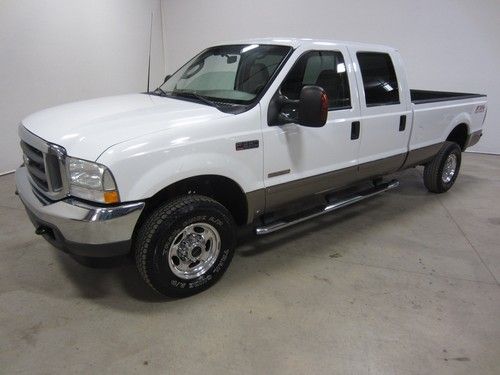 03 ford f250 6.0l turbo diesel lariat 4x4 crew long  co owned 80pics
