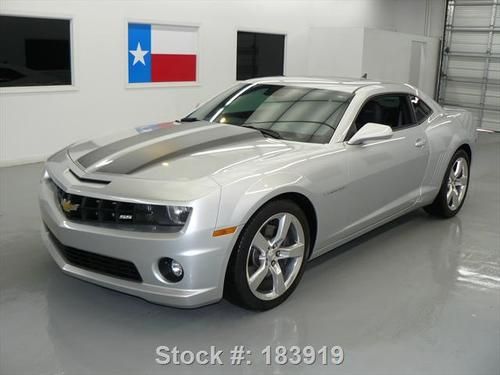2010 chevy camaro 2ss auto sunroof htd leather 20's 24k texas direct auto