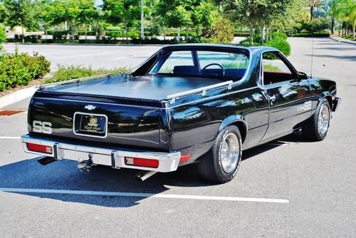 Simply sweet creat 350, 86 chevrolet elcamino ss restored loaded buckets console